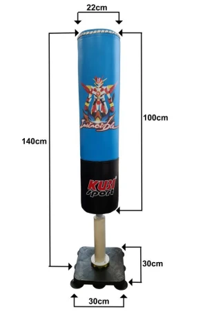 Kubisport Dětský boxovací pytel stojací 140 cm modrý