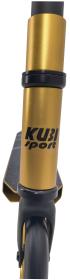 Kubisport Freestylová koloběžka sportovní zlato/černá 110 mm kolečka CSK2K