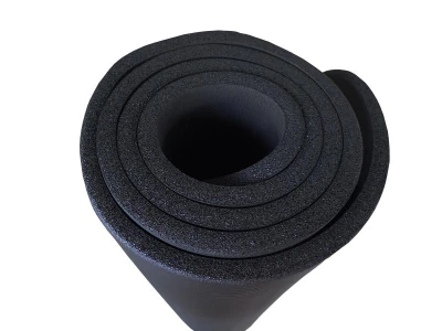 Kubisport Gymnastická NBR podložka 183x60x1,2 cm, ČERNÁ