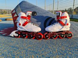 Kubisport CS320K bílé inline brusle