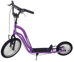 Kubisport Hurricane 16/12 fialová ocelová koloběžka Kubisport Hurricane 16/12 fialová ocelová koloběžka