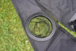 Kubisport Ľahké skladacie kreslo čierne