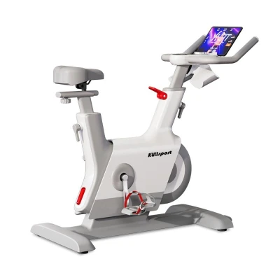 Kubisport Magnetický cyklotrenažér BC91K bezdrátový, sebenabíjecí s bluetooth bílý Kubisport Magnetický cyklotrenažér BC91K bezdrátový, sebenabíjecí s bluetooth bílý