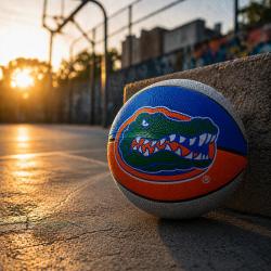 Kubisport Míč basketbalový potištěný G716-40K-OR velikost 7