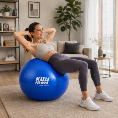 Kubisport Míč gymnastický 550 mm - modrý
