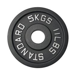 Kubisport Náhradní kotouč speciální litinový 5 kg - průměr otvoru 50 mm