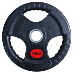 Kubisport Náhradný pogumovaný kotúč s úchytmi 10 kg - priemer 50 mm