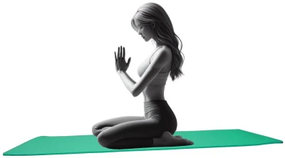Kubisport NBR Yoga Mat D87K-ZE 1830 x 600 x 12 mm, zelená