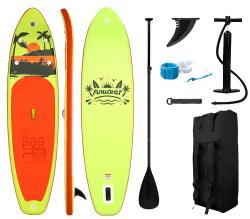 Kubisport Paddleboard 335x84x15 cm s příslušenstvím žlutooranžový Kubisport Paddleboard 335x84x15 cm s příslušenstvím žlutooranžový