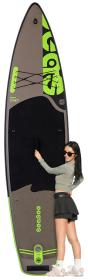 Kubisport Paddleboard 335x81x15 cm s příslušenstvím šedočerný