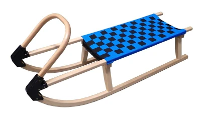 Kubisport Sáně 110cm dřevěné modré