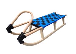 Kubisport Sáně 125cm drevené - modré