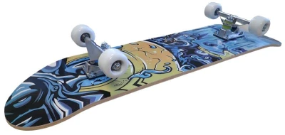Kubisport Skateboard sportovní s alu podvozkem modrý