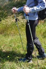 Kubisport Speciální skládací 5-dílné trekingové hole - 1 pár