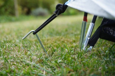 Kubisport Stan monodome pro 3 osoby s předsíňkou - modrý