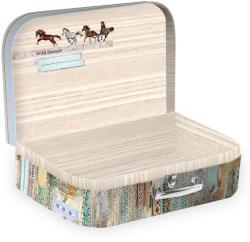 Kufřík dětský lepenkový Wild Horses na školní potřeby Divocí koně