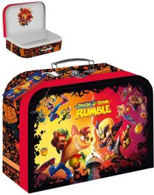 Kufřík dětský školní Crash Team Rumble klučičí 35x25cm karton Kufřík dětský školní Crash Team Rumble klučičí 35x25cm karton
