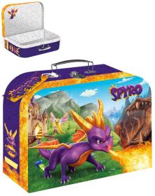 Kufřík dětský školní Dráček Spyro 25x20x9cm tvrdý karton Kufřík dětský školní Dráček Spyro 25x20x9cm tvrdý karton