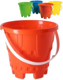 Kyblík barevný na písek formička 2v1 hrad 17cm 4 barvy plast Kyblík barevný na písek formička 2v1 hrad 17cm 4 barvy plast