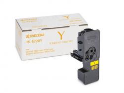 Kyocera toner TK-5220Y žlutý na 1 200 A4 (při 5% pokrytí), pro M5521cdn/cdw, P5021cdn/cdw Kyocera toner TK-5220Y žlutý na 1 200 A4 (při 5% pokrytí), pro M5521cdn/cdw, P5021cdn/cdw
