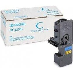 Kyocera toner TK-5230C modrý na 2 200 A4 (při 5% pokrytí), pro M5521cdn/cdw, P5021cdn/cdw Kyocera toner TK-5230C modrý na 2 200 A4 (při 5% pokrytí), pro M5521cdn/cdw, P5021cdn/cdw
