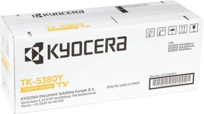 Kyocera toner TK-5380Y yellow na 10 000 A4 (při 5% pokrytí), pro PA4000cx, MA4000cix/cifx Kyocera toner TK-5380Y yellow na 10 000 A4 (při 5% pokrytí), pro PA4000cx, MA4000cix/cifx