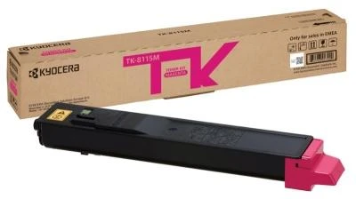 Kyocera toner TK-8115M červený na 6 000 A4 (při 5% pokrytí), pro ECOSYS M8124cidn, M8130cidn Kyocera toner TK-8115M červený na 6 000 A4 (při 5% pokrytí), pro ECOSYS M8124cidn, M8130cidn