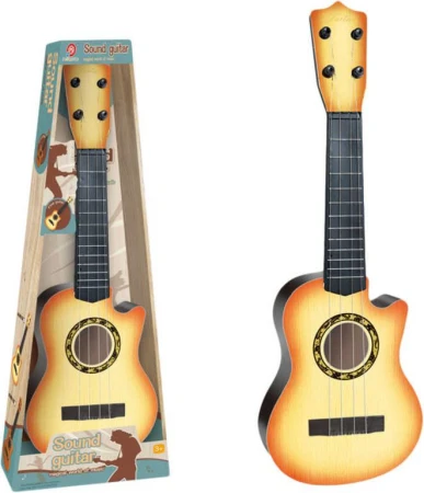Gitara detská klasická 4 struny plast 2 farby (hudobné nástroje)