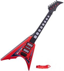 Kytara rocková elektrická 58cm na baterie Světlo Zvuk (hudební nástroje) Kytara rocková elektrická 58cm na baterie Světlo Zvuk (hudební nástroje)