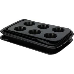 La Cucina Plech na pečení sada 5 ks ocel s nepřilnavým povrchem