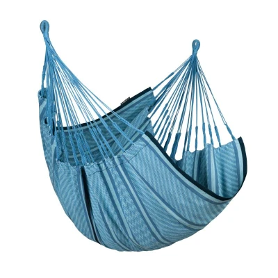 La Siesta Houpací sedačka Cumbia Comfort Organic ke stojanu Udine (CUV18 z3bluezebra)