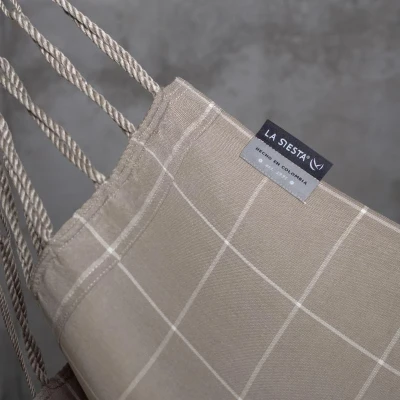 La Siesta Houpací sedačka Cumbia Comfort Outdoor ke stojanu Udine (CUV18W w6almond) (VÝPRODEJ)