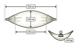 La Siesta Houpací síť Brisa Double (BRH16R 38wave)