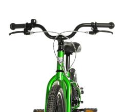Lader Fox KENO 18 Green (BELT, DISC BRAKE) dětské kolo + výbava zdarma