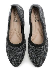 Jana Ladies 1118-24-36 čierne dámske baleríny