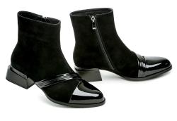 Ladies AZL2439 čierne dámske členkové topánky