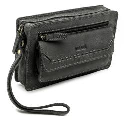 Lagen LM-022-W černá pánská kožená etue