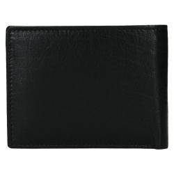 Lagen W-8053- BLK černá pánská kožená peněženka