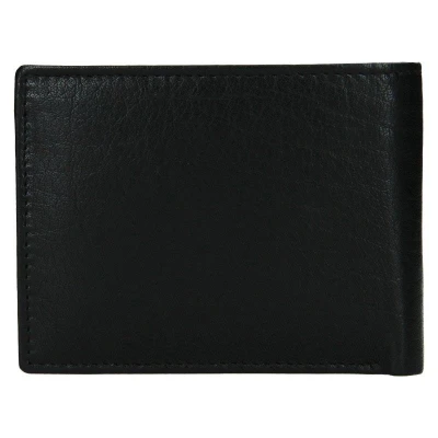 Lagen W-8053- BLK černá pánská kožená peněženka