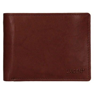 Lagen W-8053- BRN hnědá pánská kožená peněženka Lagen W-8053- BRN hnědá pánská kožená peněženka
