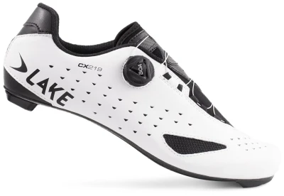 Lake CX219 Carbon bílá/černá cyklistické tretry
