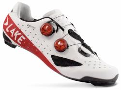 Lake CX238 Carbon bílo/červené tretry + sleva 500,- na příslušenství