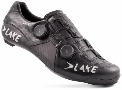 Lake CX403 černo-stříbrné pánské cyklistické tretry