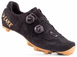 Lake MX238 Gravel Carbon černá semiš/zlatá tretry