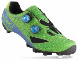 Lake MX238 XC Carbon zeleno/modré tretry