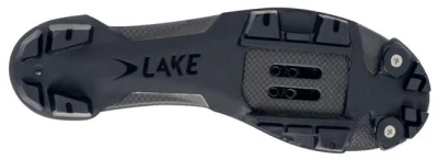 Lake MX333 černo-stříbrné pánské cyklistické tretry