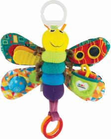 Lamaze Baby světluška Freddie textilní na zavěšení s aktivitami pro miminko