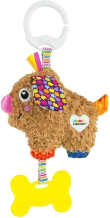 Lamaze Štěňátko Pippin baby s kousátkem šustí píská s klipem pro miminko Lamaze Štěňátko Pippin baby s kousátkem šustí píská s klipem pro miminko