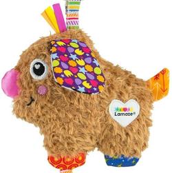 Lamaze Štěňátko Pippin baby s kousátkem šustí píská s klipem pro miminko