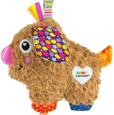 Lamaze Štěňátko Pippin baby s kousátkem šustí píská s klipem pro miminko